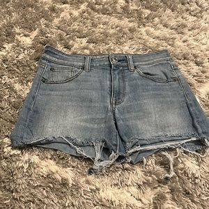 American Eagle Hi-rise shortie Super super stretch Denim shorts